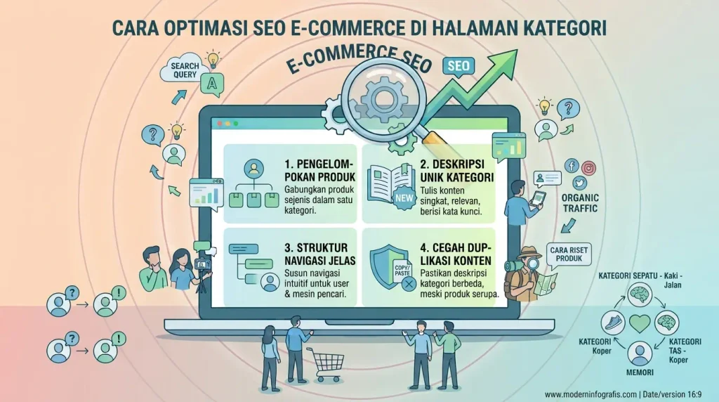 Cara Optimasi SEO E-commerce di Halaman Kategori