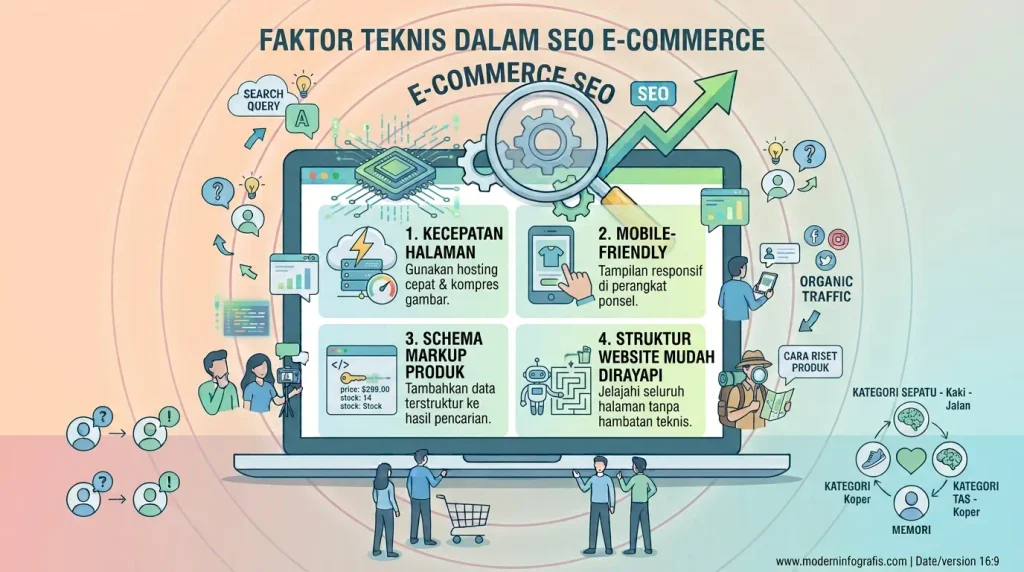 Faktor Teknis dalam SEO E-commerce