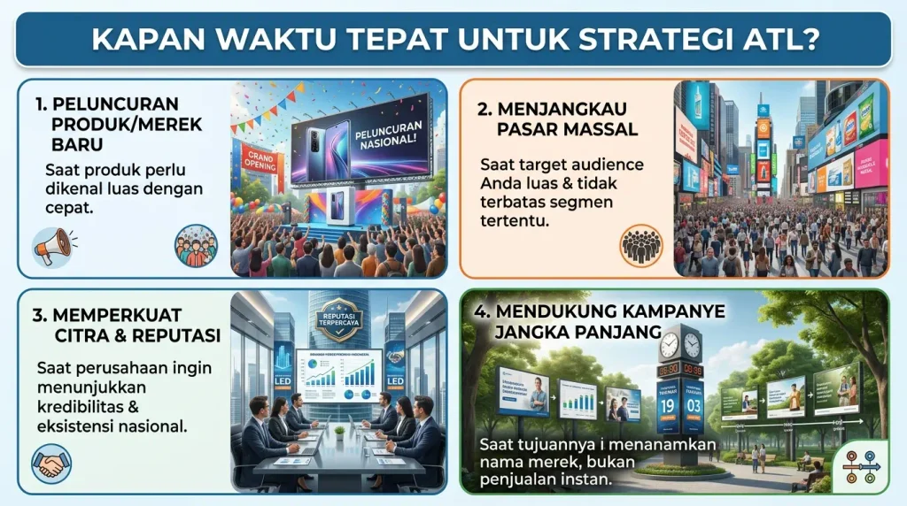 Kapan Waktu yang Tepat Menggunakan Strategi Above the Line?