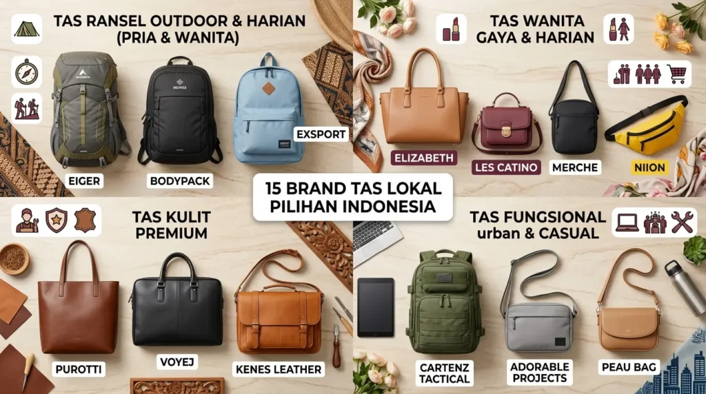 Brand Tas Terkenal di Indonesia