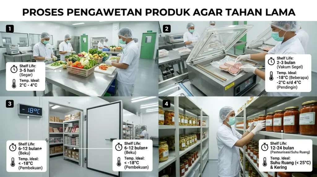 Proses Pengawetan Produk Agar Tahan Lama