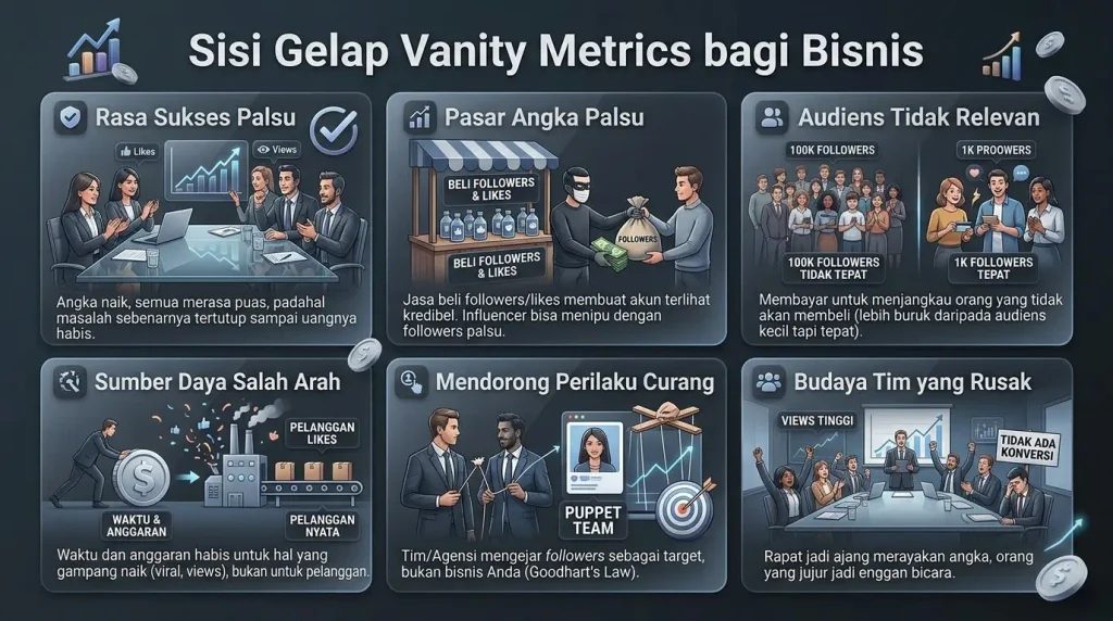 Sisi Gelap Vanity Metrics bagi Bisnis