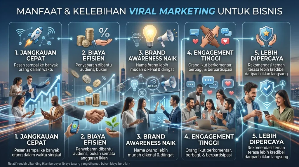 Manfaat dan Kelebihan Viral Marketing untuk Bisnis
