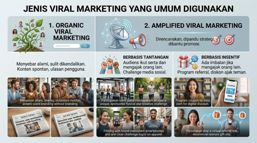 Jenis Viral Marketing yang Umum Digunakan