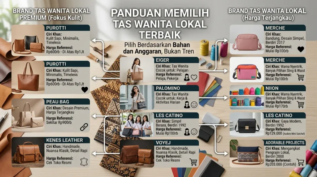 Brand Tas Wanita Lokal Terbaik