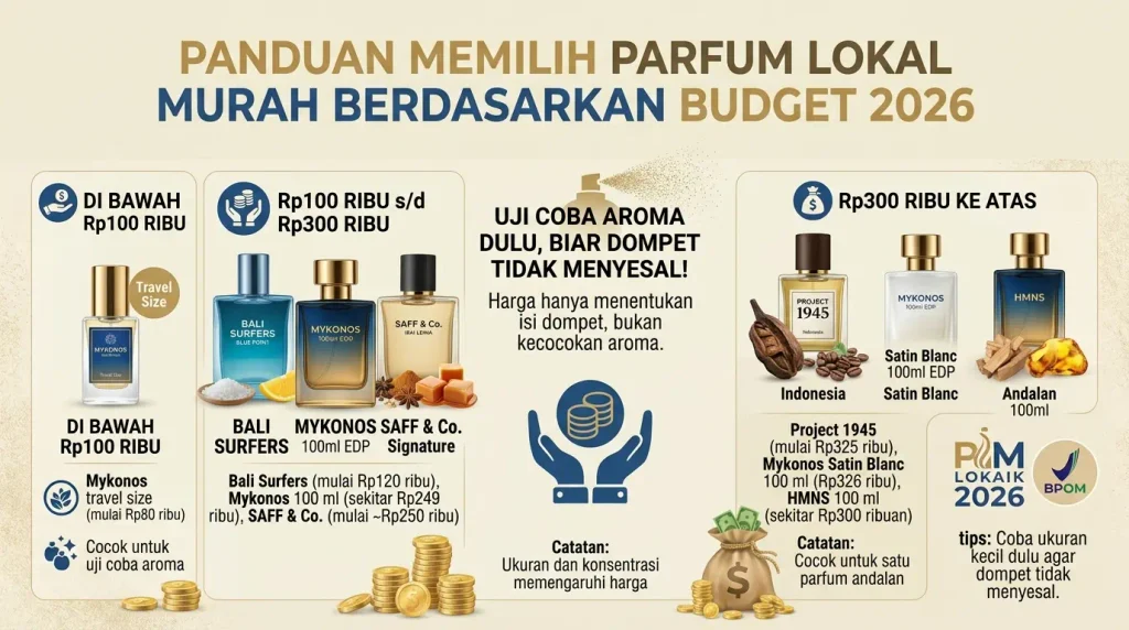 Parfum Lokal Murah Berdasarkan Budget