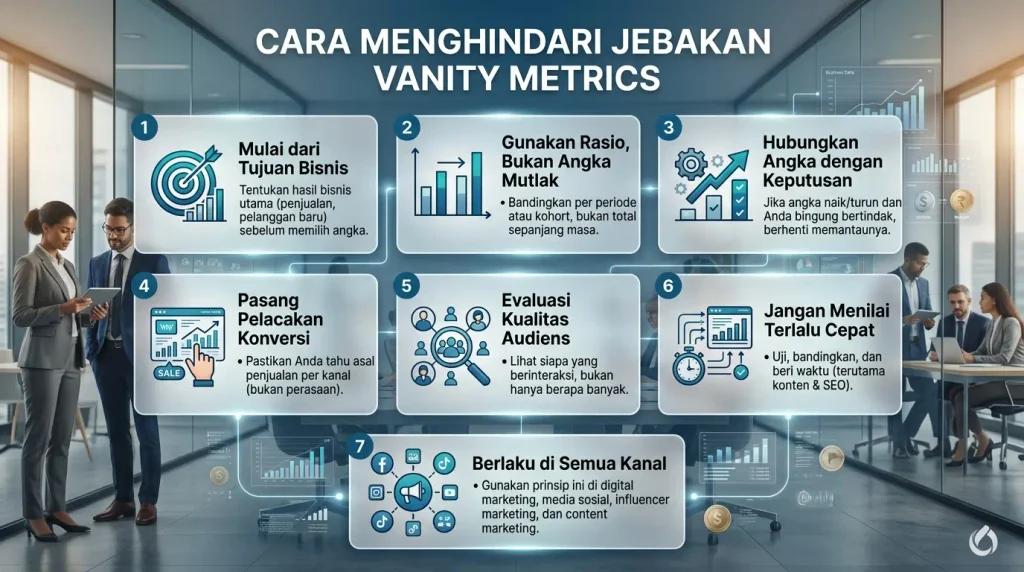 Cara Menghindari Jebakan Vanity Metrics