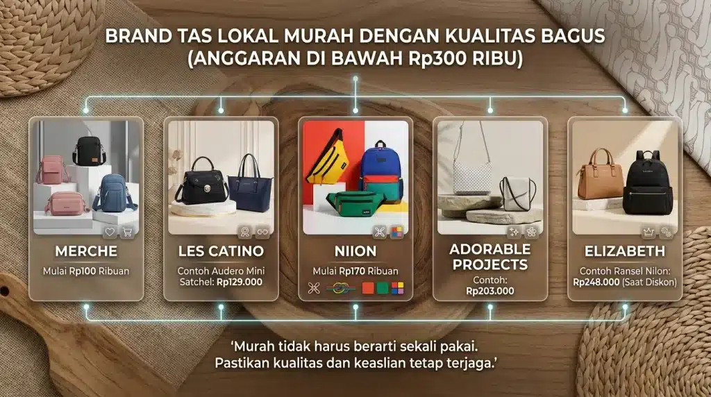 Brand Tas Lokal Murah dengan Kualitas Bagus