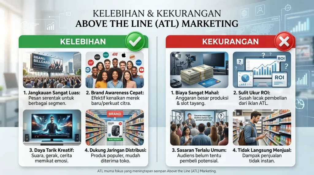 Kelebihan dan Kekurangan Above the Line Marketing